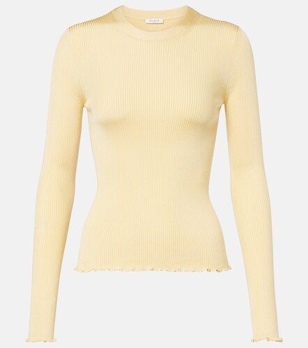 Alaia RIbbed-knit silk-blend top - Alaia - Modalova