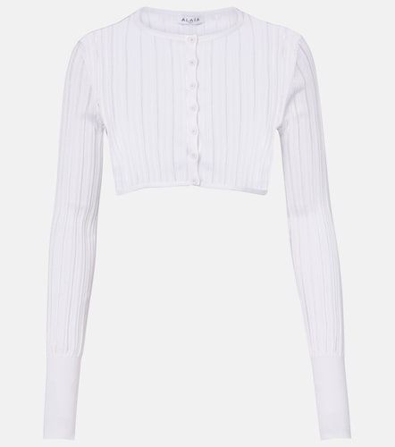 Alaïa Cárdigan cropped de punto - Alaia - Modalova