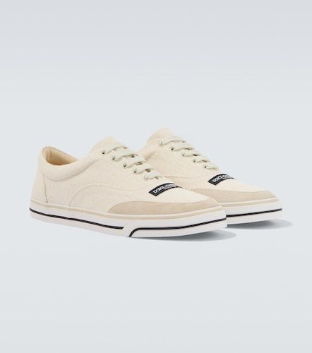 Sneakers mit Veloursleder - Dolce&Gabbana - Modalova