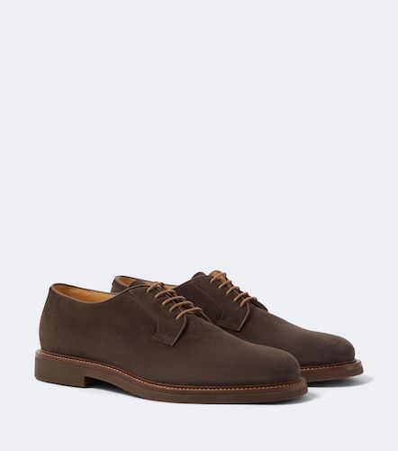 Stringate in suede - Brunello Cucinelli - Modalova