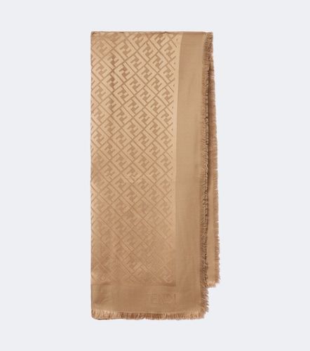 Sciarpa FF Zucca in seta e lana jacquard - Fendi - Modalova