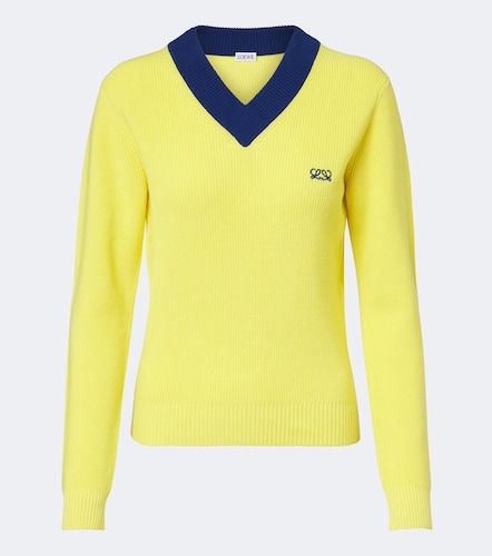 Pullover Double L aus Baumwolle und Wolle - Loewe - Modalova