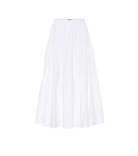 Staud Sea cotton poplin midi skirt - Staud - Modalova