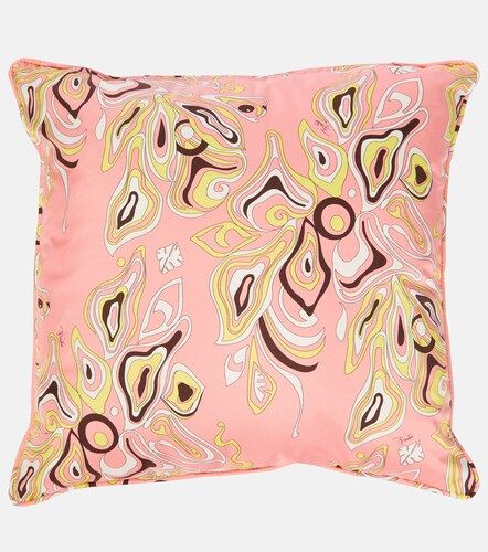 Cuscino in twill di seta con stampa - Pucci - Modalova
