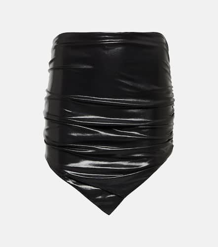 Hatty ruched jersey miniskirt - The Attico - Modalova