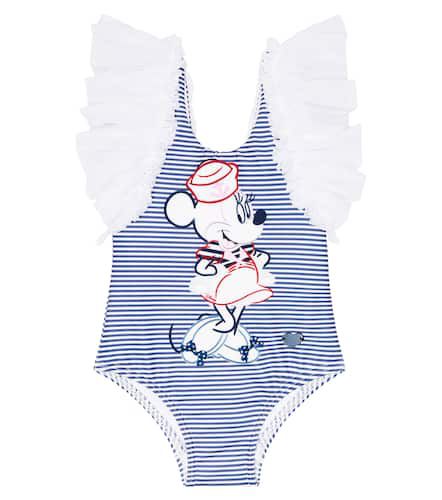 X Disney® - Baby - Costume intero a righe con volant - Monnalisa - Modalova