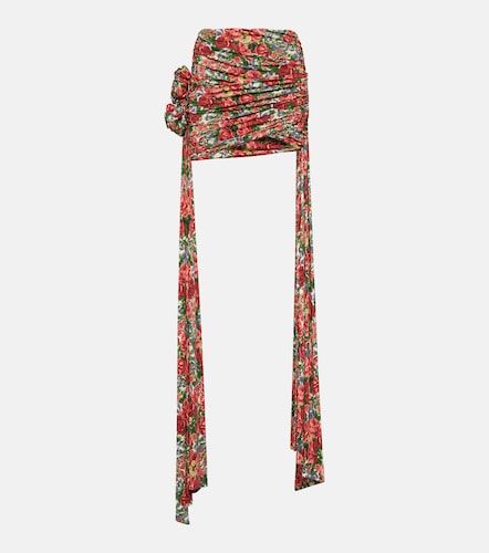 Minifalda floral drapeada - Magda Butrym - Modalova