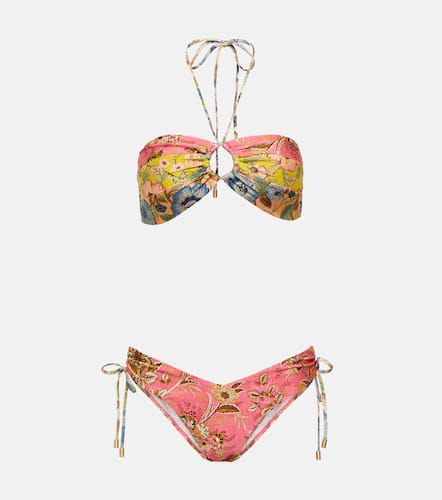 Junie floral halterneck bikini - Zimmermann - Modalova