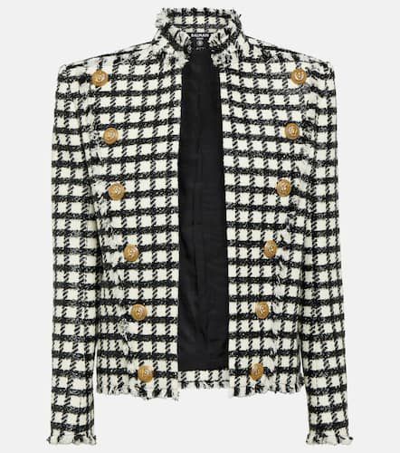 Prince of Wales tweed jacket - Balmain - Modalova