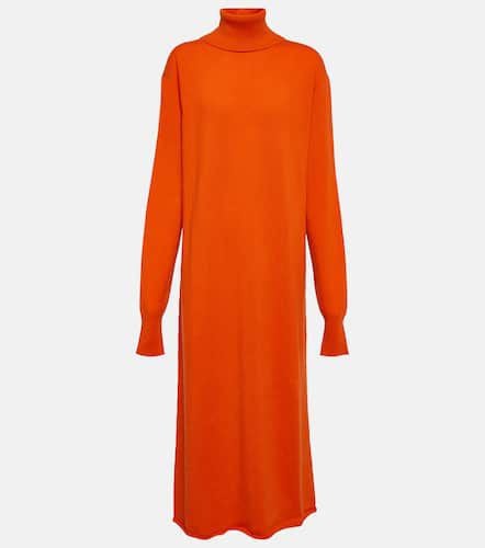 Vestido midi de cuello alto en cachemir - Jil Sander - Modalova