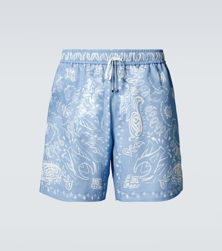 Amiri Bandana cotton-blend shorts - Amiri - Modalova