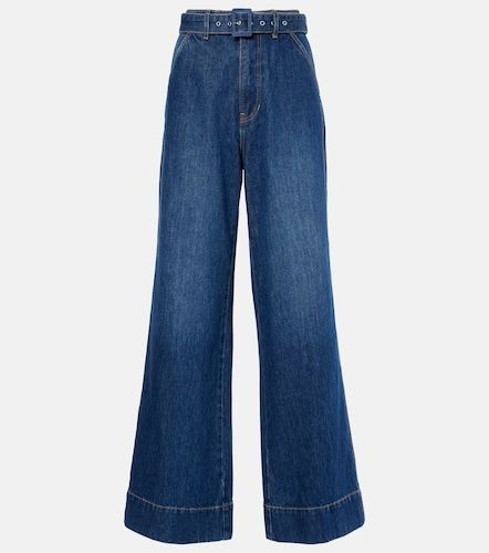 Jeans Taylor a gamba larga e vita alta - Veronica Beard - Modalova