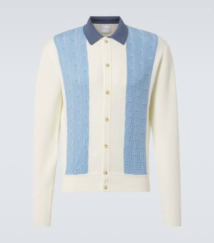 Paneled wool cardigan - King & Tuckfield - Modalova