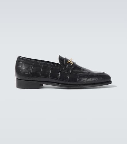 Colony croc-effect leather loafers - George Cleverley - Modalova