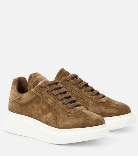 Oversized suede platform sneakers - Alexander McQueen - Modalova