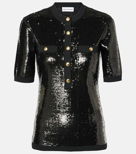 Top Devyn con paillettes - Rebecca Vallance - Modalova