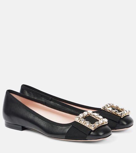 Tres Vivier embellished leather ballet flats - Roger Vivier - Modalova