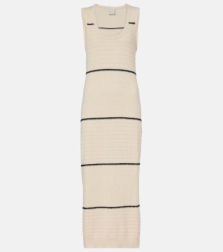 Vestido midi Scott de algodón a rayas - Varley - Modalova