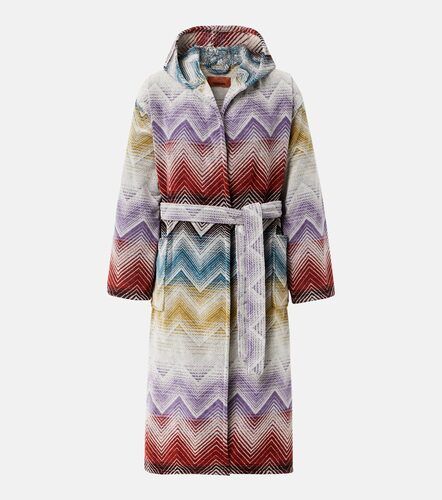 Bata Marea de felpa de algodón en zigzag - Missoni - Modalova