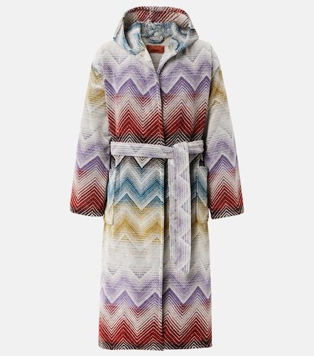 Bata Marea de felpa de algodón en zigzag - Missoni - Modalova