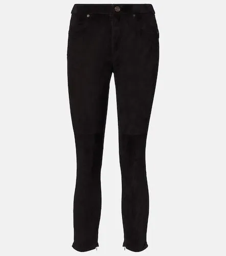 Pantaloni slim Dorothea in suede - Isabel Marant - Modalova