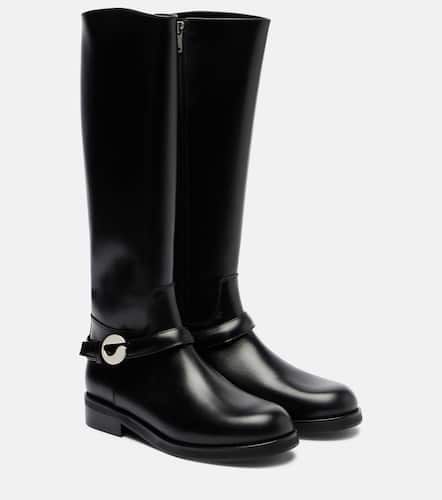 Cavalier leather knee-high boots - Coperni - Modalova