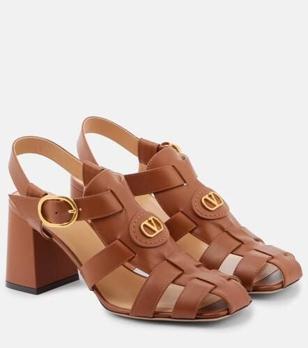 Sandalen VLogo Signature 75 aus Leder - Valentino Garavani - Modalova