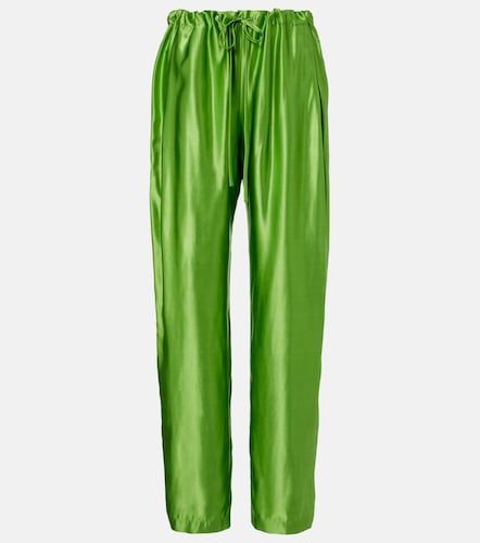 Pantalones anchos Rohen de satén - Khaite - Modalova