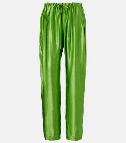 Khaite Rohen satin wide-leg pants - Khaite - Modalova