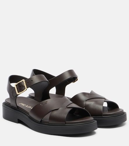 Prada Sandali in pelle con platform - Prada - Modalova