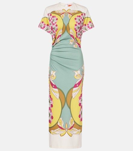 Vestido midi Lela de jersey estampado - La DoubleJ - Modalova