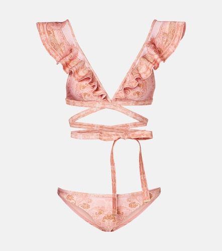 Como printed ruffled bikini - Zimmermann - Modalova