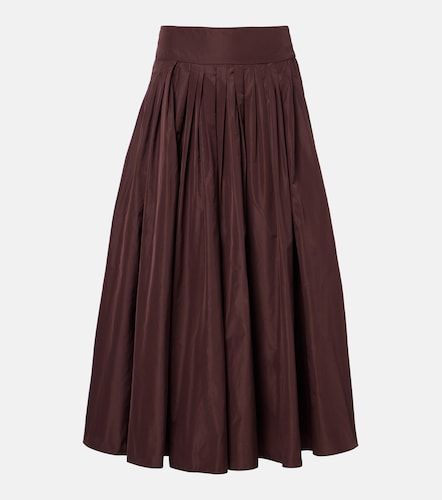 Falda midi de tafetán plisada - 'S Max Mara - Modalova