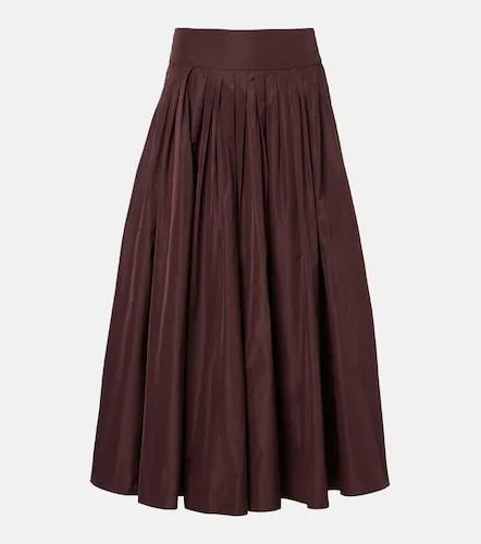 Gonna midi in taffetà plissé - 'S Max Mara - Modalova