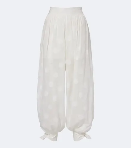 Solstice polka-dot cotton balloon pants - Zimmermann - Modalova