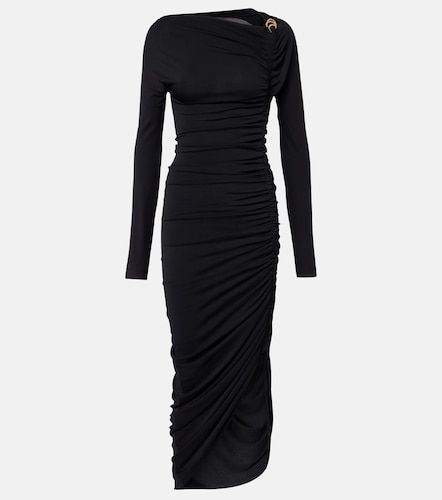 Ferragamo Ruched jersey midi dress - Ferragamo - Modalova