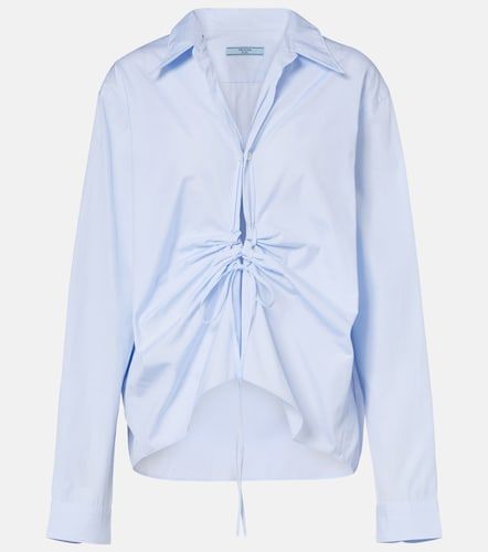 Prada Camicia in cotone arricciato - Prada - Modalova