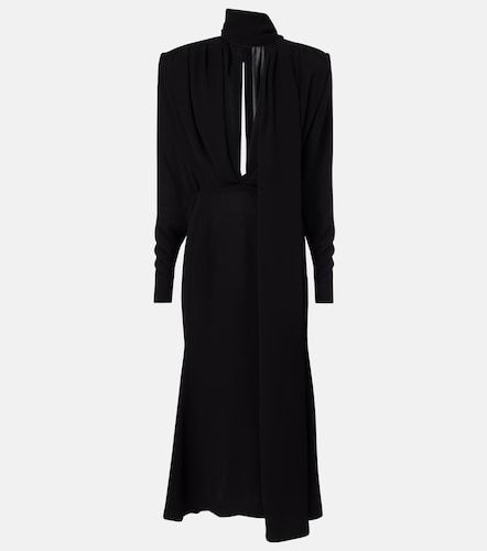 Mugler Abito midi in crêpe - Mugler - Modalova
