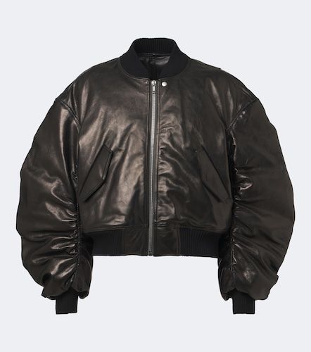 Secchia Flight leather down jacket - Rick Owens - Modalova