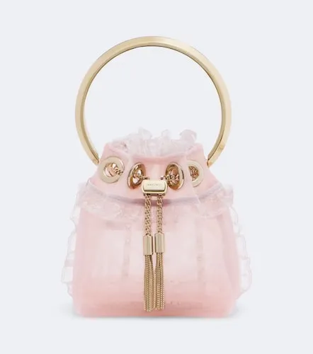 Bon Bon Micro lace-trimmed bucket bag - Jimmy Choo - Modalova