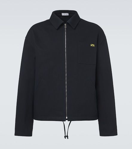 Loewe Chaqueta de algodón con logo - Loewe - Modalova