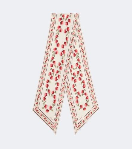 Chloe Floral silk crepe scarf - Chloe - Modalova