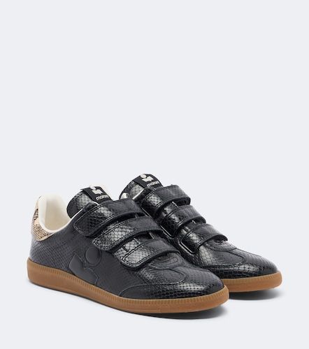Beth snake-effect leather sneakers - Isabel Marant - Modalova