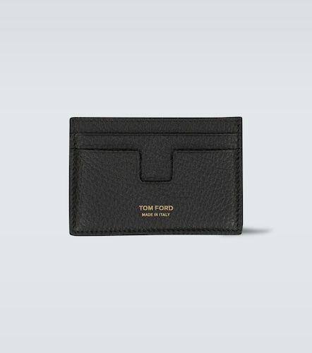 Tom Ford Tarjetero T Line de piel - Tom Ford - Modalova