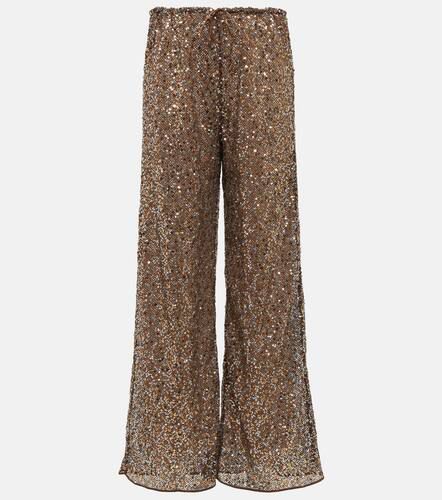 OsÃ©ree Netquins sequined wide-leg pants - Oseree - Modalova