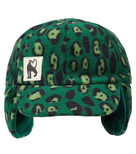 Cappello in pile con stampa leopardata - Mini Rodini - Modalova