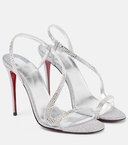 Rosalie Strass 100 embellished sandals - Christian Louboutin - Modalova