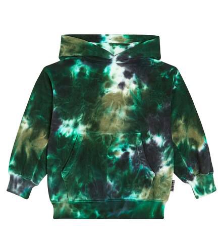 Maxx tie-dye cotton jersey hoodie - Molo - Modalova