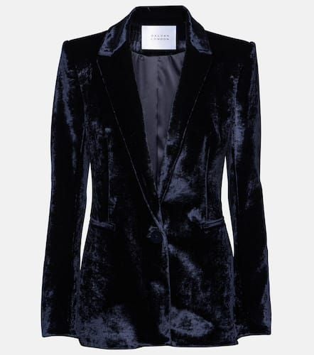 Galvan Sculpted velvet blazer - Galvan - Modalova