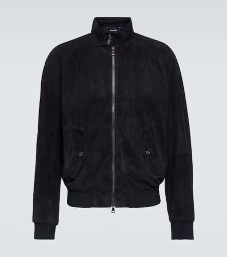 Torrence suede bomber jacket - Ralph Lauren Purple Label - Modalova